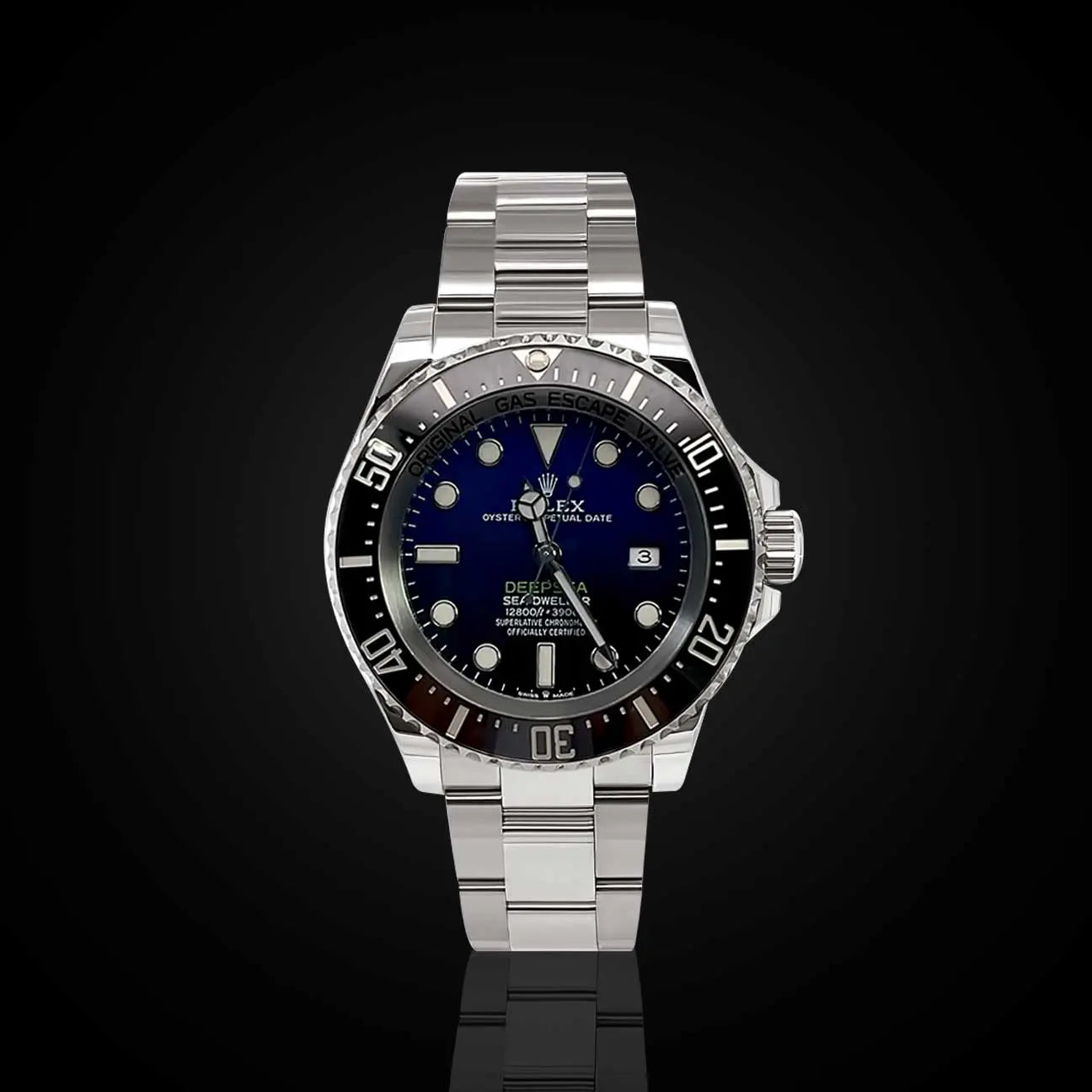 Rolex sea hotsell dweller blue black