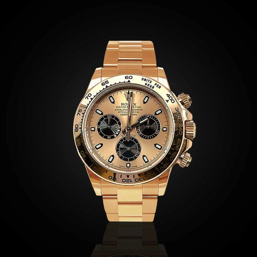 Pre Owned Rolex Daytona 40 mm Sundust and Black Dial