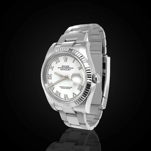 Rolex Datejust 36 mm White Dial 126234-0026