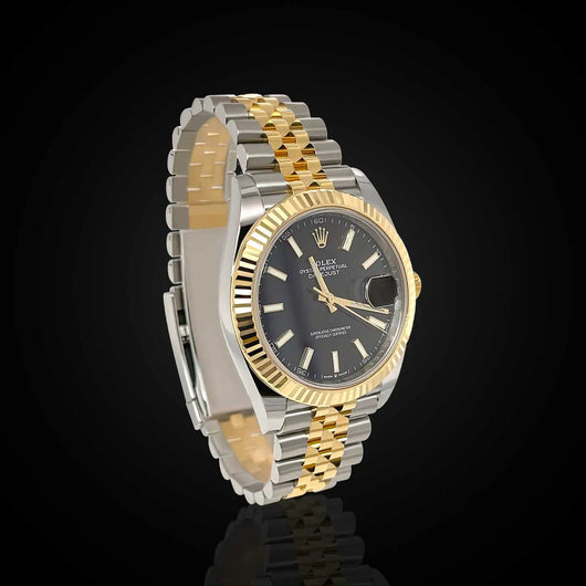 Rolex Datejust 41 Black Dial Yellow Gold 126333