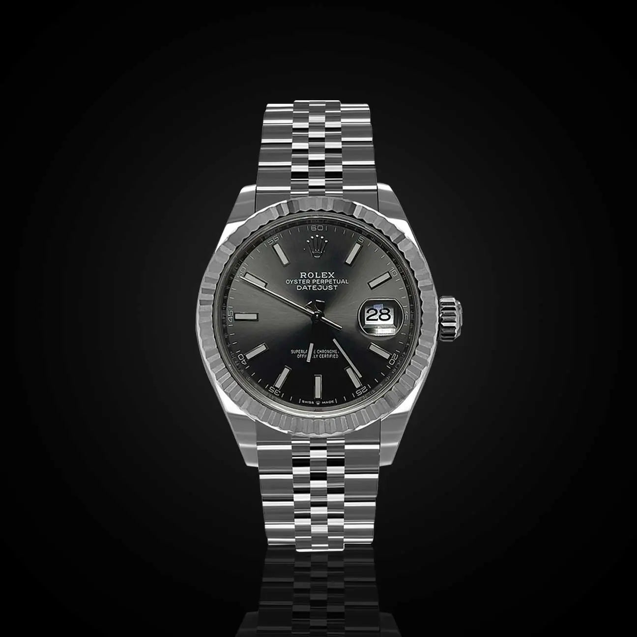 Rolex datejust hotsell dark rhodium