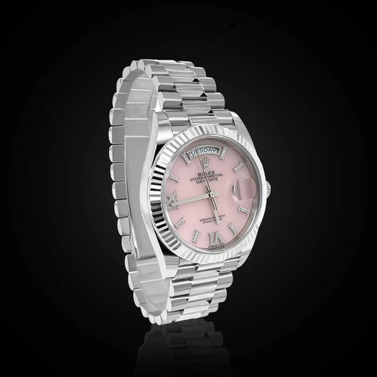 Rolex Day Date 36 mm Pink Dial 128239-0021