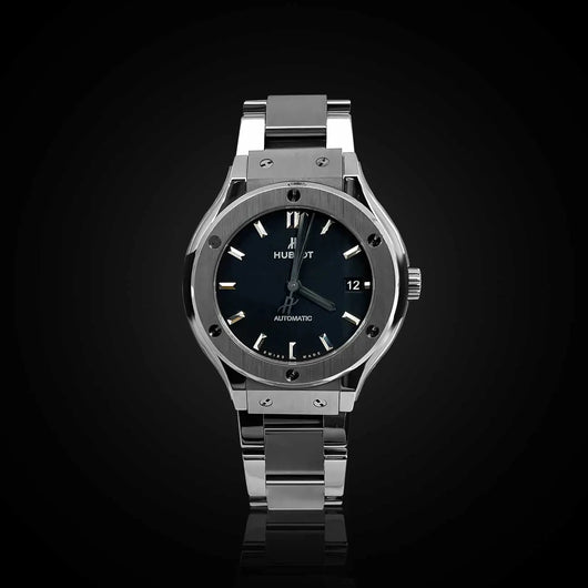 Pre Owned Hublot Classic Fusion 38 mm Black Dial