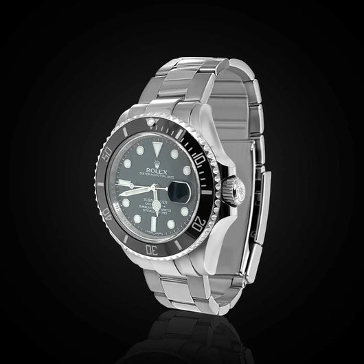 Pre Owned Rolex Submariner 40 mm Black Dial