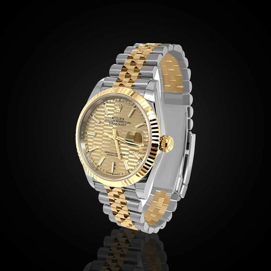 Rolex Datejust 36 mm Gold Dial 126233-0039