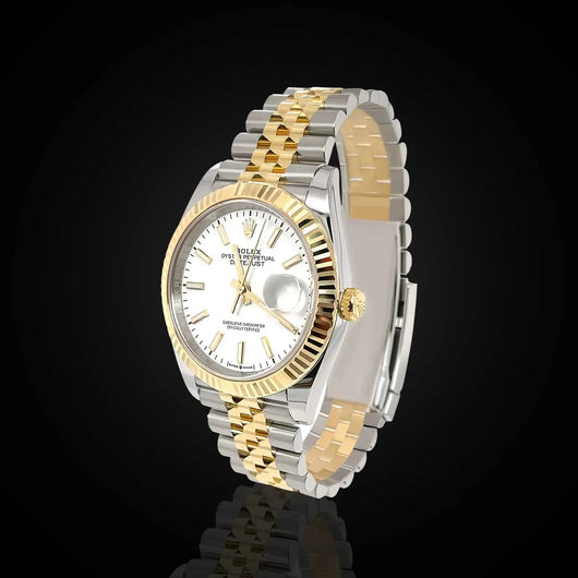 Rolex Datejust 36 mm White Dial 126233-0019