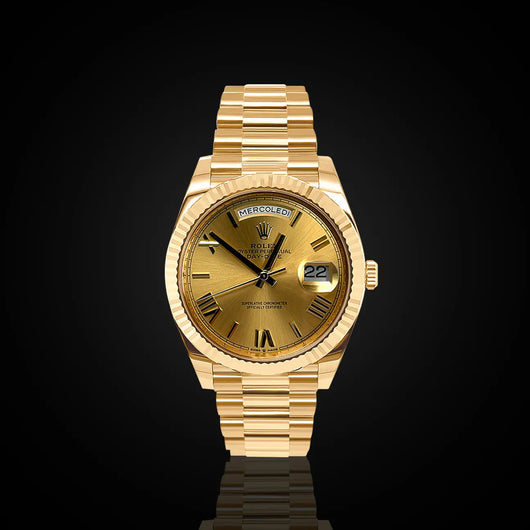 Rolex Day Date 40 mm Champagne Dial 228238-0006