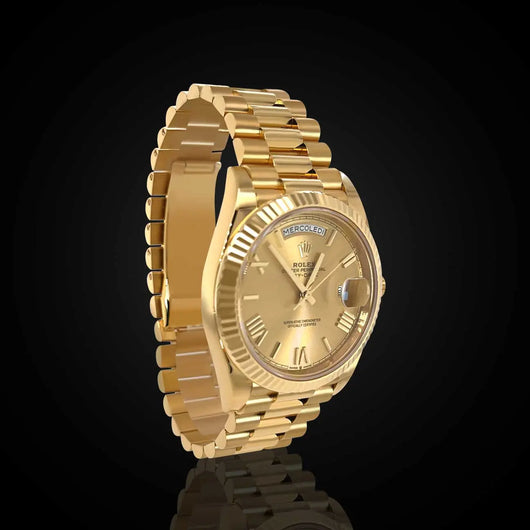 Rolex Day Date 40 mm Champagne Dial 228238-0006