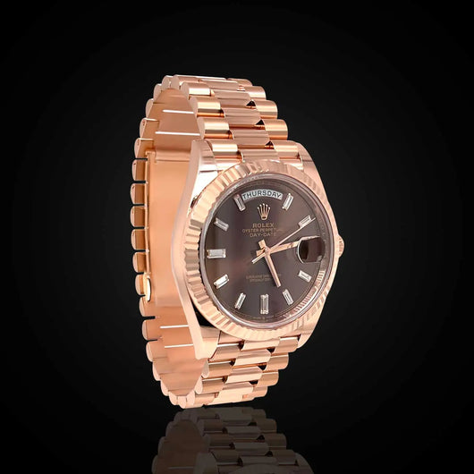 Rolex Day Date 40 mm Chocolate Dial 228235-0003