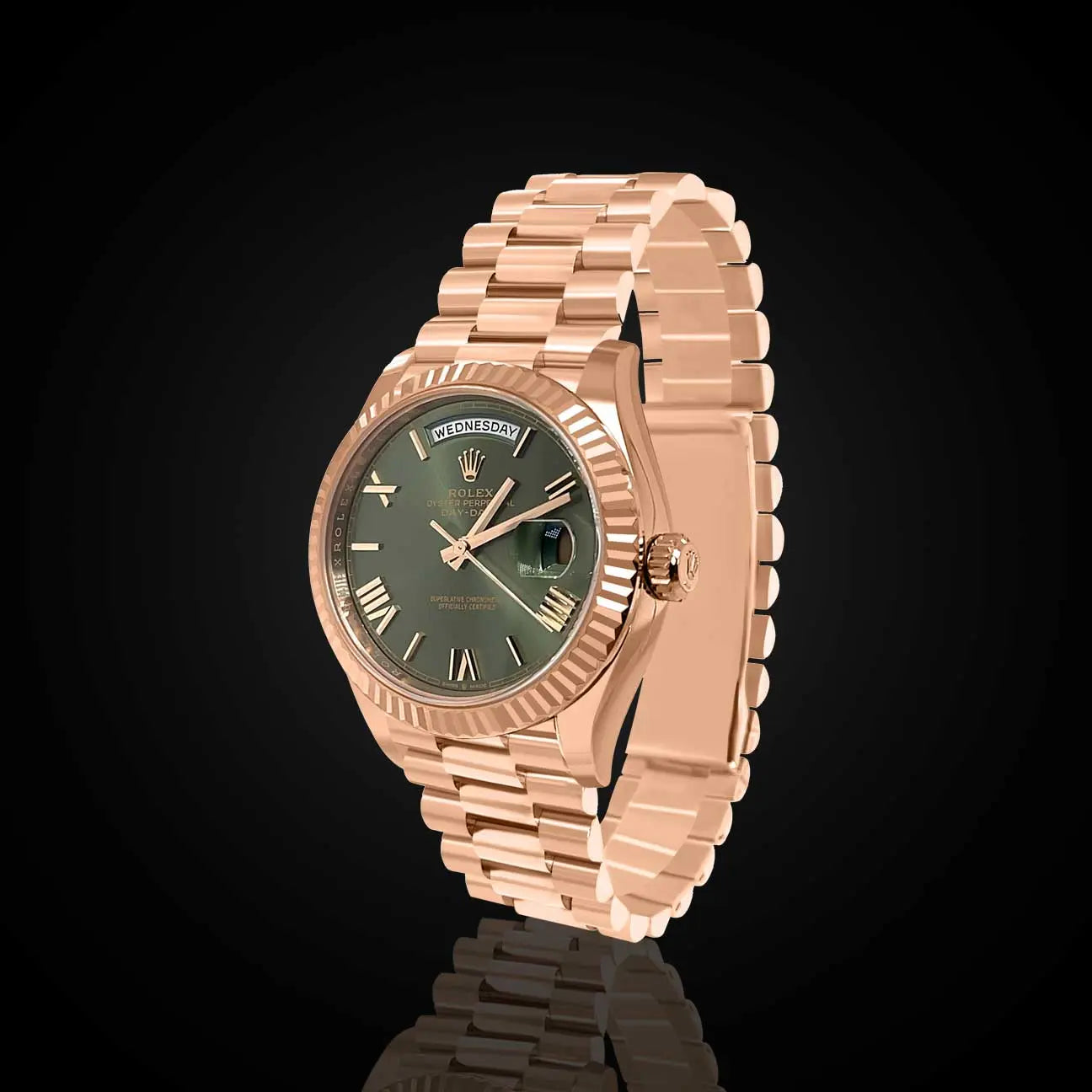 Rolex Day Date 40 mm Green Dial 228235-0025 | Watch Cult – The