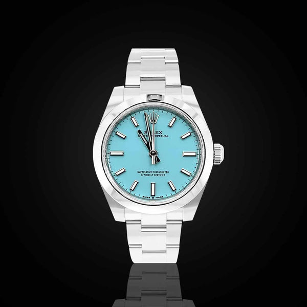Rolex Oyster Perpetual 31 mm Turquoise Blue Dial 277200-0007