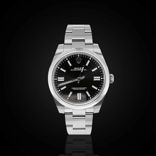 Rolex Oyster Perpetual 41 mm Black Dial 124300-0002