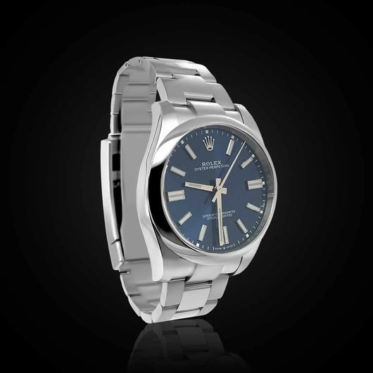 Rolex Oyster Perpetual 41 mm Blue Dial 124300-0003